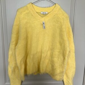 NWT Madewell fuzzy sweater